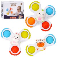 Дитячий розвиваючий "Спінер" B20A, м'які кнопки, присоска