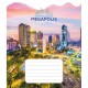 Зошит учнівський "Мегаполіс" 018-530230K-3 в клітинку, 18 аркушів