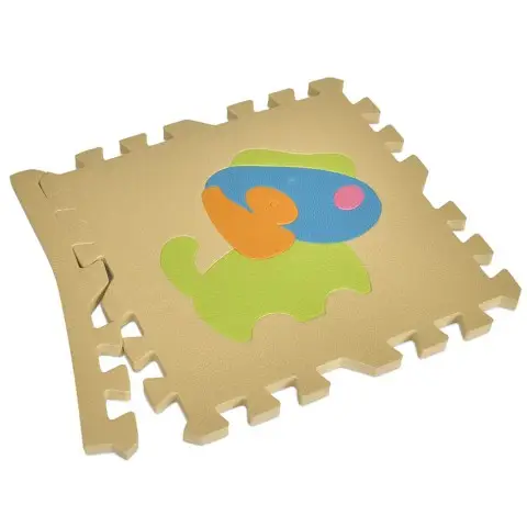 Дитячий килимок Мозаїка "Тварини" MR 1288, 9 деталей, EVA, 31х31 см