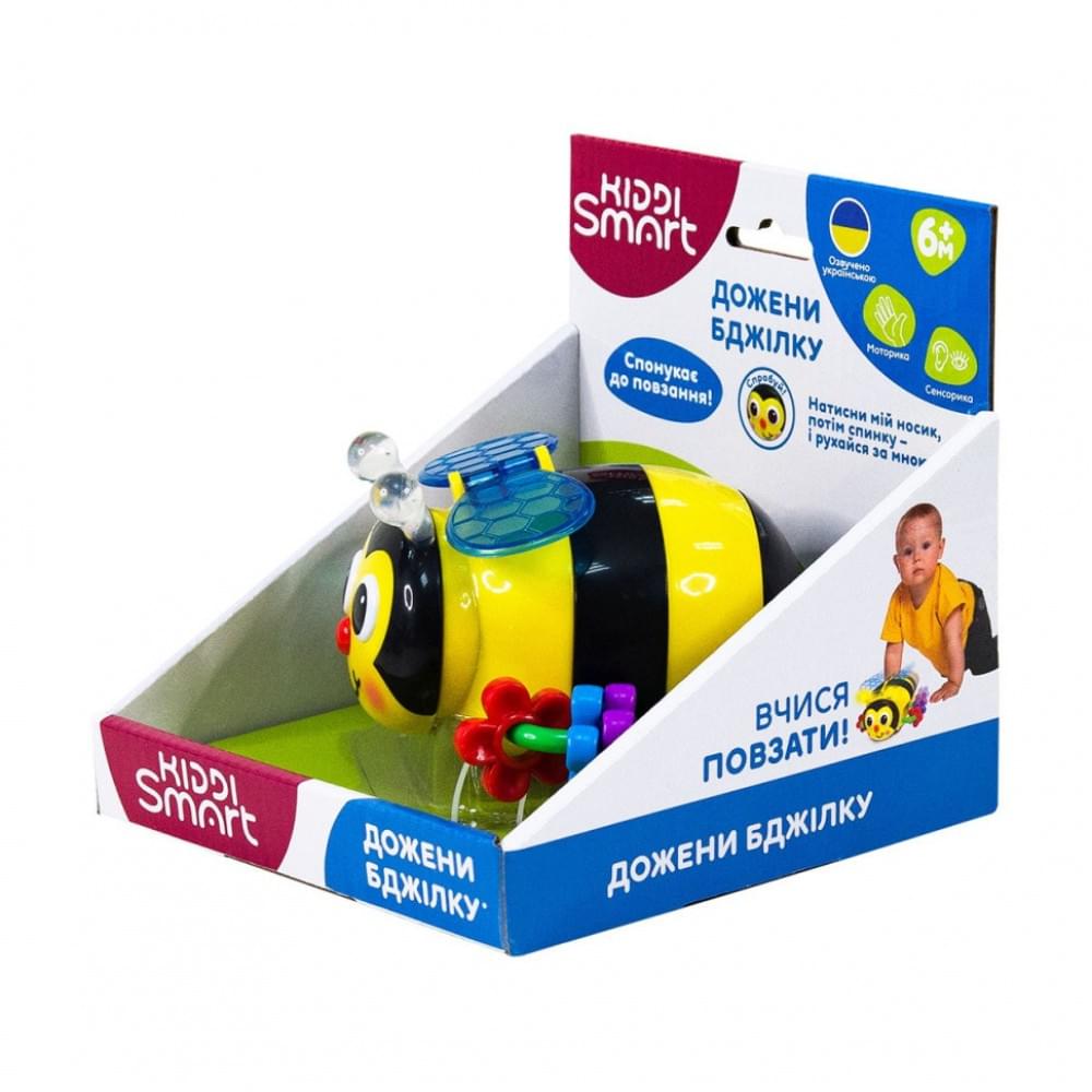 Дитяча розвивальна іграшка "Наздожени Бджілку" Kiddi Smart 557822-43 зі світлом і звуком