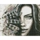 Алмазна мозаїка "Виразний погляд" Ідейка AMO7435 40х50 см