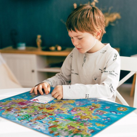 Дитячий пазл Шукай та знаходь "Світ пінгвінів" DoDo Toys 300670, 100 елементів