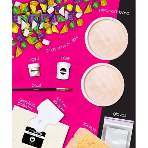 Дитячий набір для творчості кришталева мозаїка "Підставка для чашок" MA1001