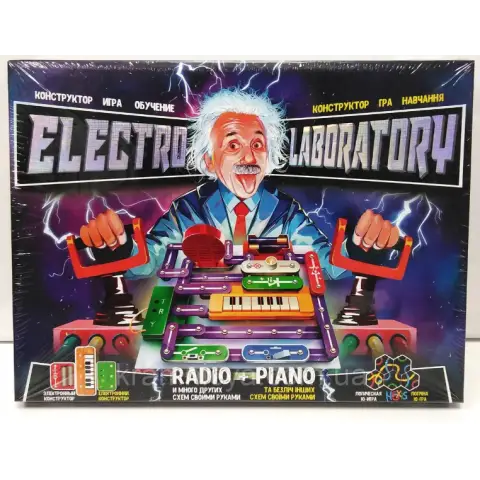 Електронний конструктор "Electro Laboratory. Radio+Piano" Danko Toys ELab-01-03 Radio+Piano