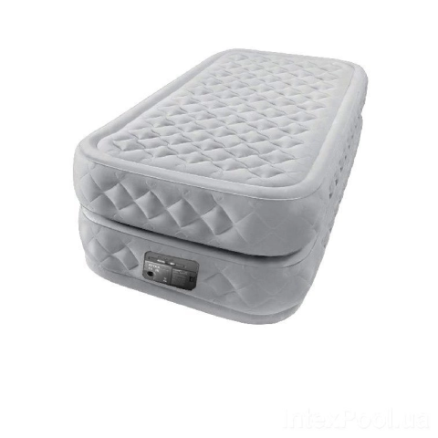 Надувне ліжко Intex 64488 (99х191х51 см) із вбудованим насосом