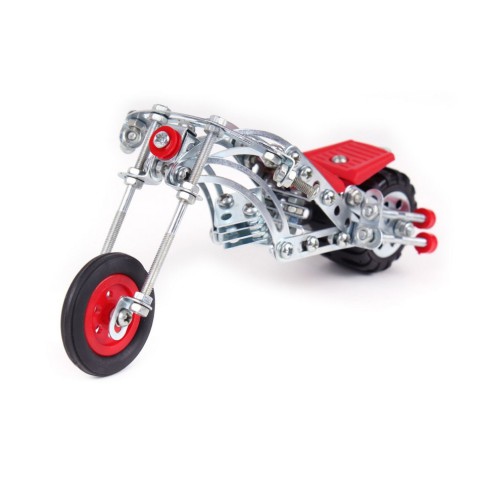 Дитячий Конструктор металевий "Мотоцикл" ТехноК 4807TXK, 181 деталь
