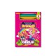 Дитяча розмальовка "Веселі олівці-для дівчаток" НТ-04-02, 6 олівців