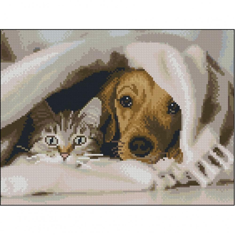 Алмазна мозаїка "Відпочинок" ZAV3040-24 без підрамника 30х40 см