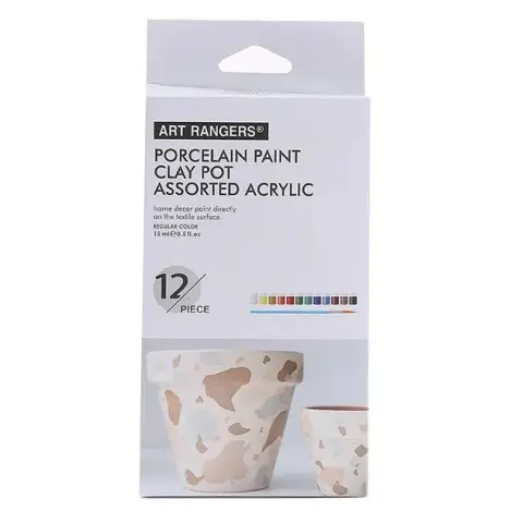 Набір акрилових фарб "Art Ranger Acrylic" A12015-3, 12 кольорів 15 мл