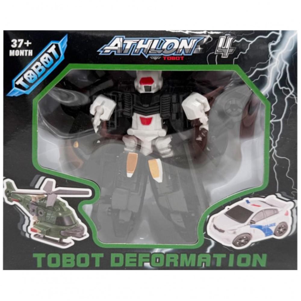 Машинка-трансформер "Tobot 2 в 1" 525-1(Black-1) пластик