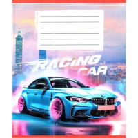 Зошит учнівський "Авто в диму" 036-580051L-4 у лінію, 36 аркушів (959057)
