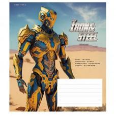 Зошит учнівський "Iron&Steel" 012-3284K-2 в клітинку, 12 аркушів