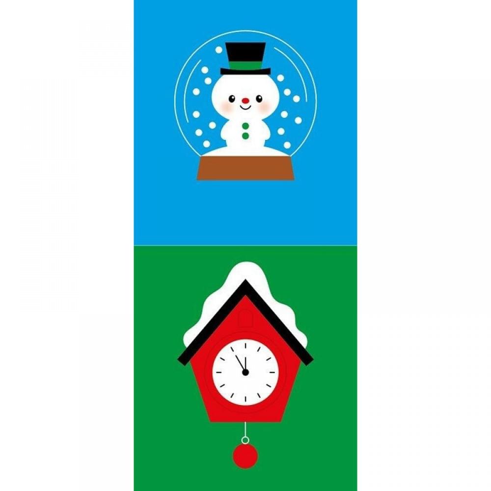 Мозаїка з наліпок для малюків "Санта" 166068, 8 сторінок Мозаїка з наліпок для малюків "Санта" 166068, 8 сторінок