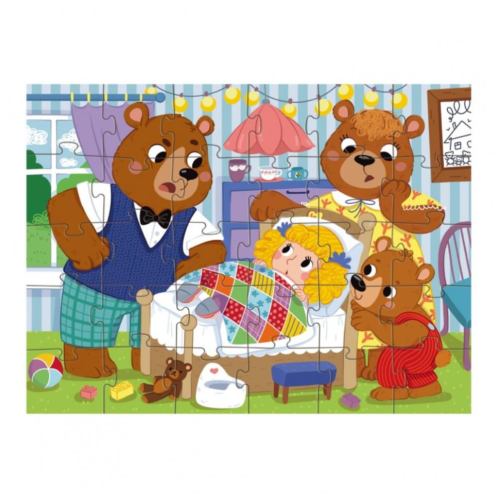 Дитячий пазл "Три ведмеді" DoDo Toys 300696, 30 елементів