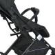 Дитяча прогулянкова коляска FLASH M 5727-1 Almost Black