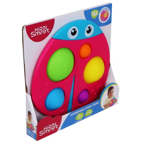 Дитяча сенсорна іграшка "Божа корівка Пум-пум" KIDDI SMART 4520-KS