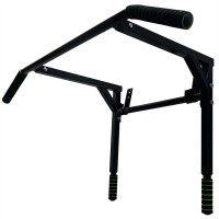 Турнік-бруси настінний "Iron" NE-TR-2B 2 в 1 з м'якими ручками чорний