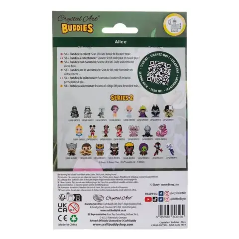 Набір для творчості зі стразами "Аліса" Crystal Art CAFGR-DNY012 на підставці