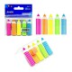 Закладка неонова "Stick Notes Олівець" COLOR-IT Р01-2-LВ, 5 кольорів