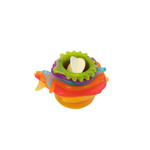 Дитячий набір іграшок для ванної "Рибки" 8858, 6 штук