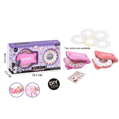 Набір для творчості "Kuromi" DM249-132(Violet) пристрій для кріплення страз, стрази