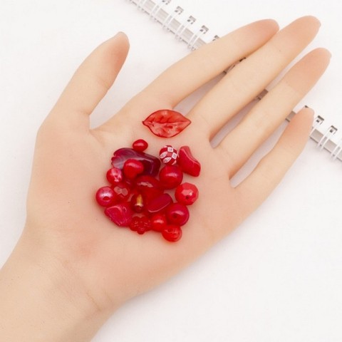 Декоративні намистинки для творчості Бомбей Dom Busin УТ100014229 в упаковці 86 шт