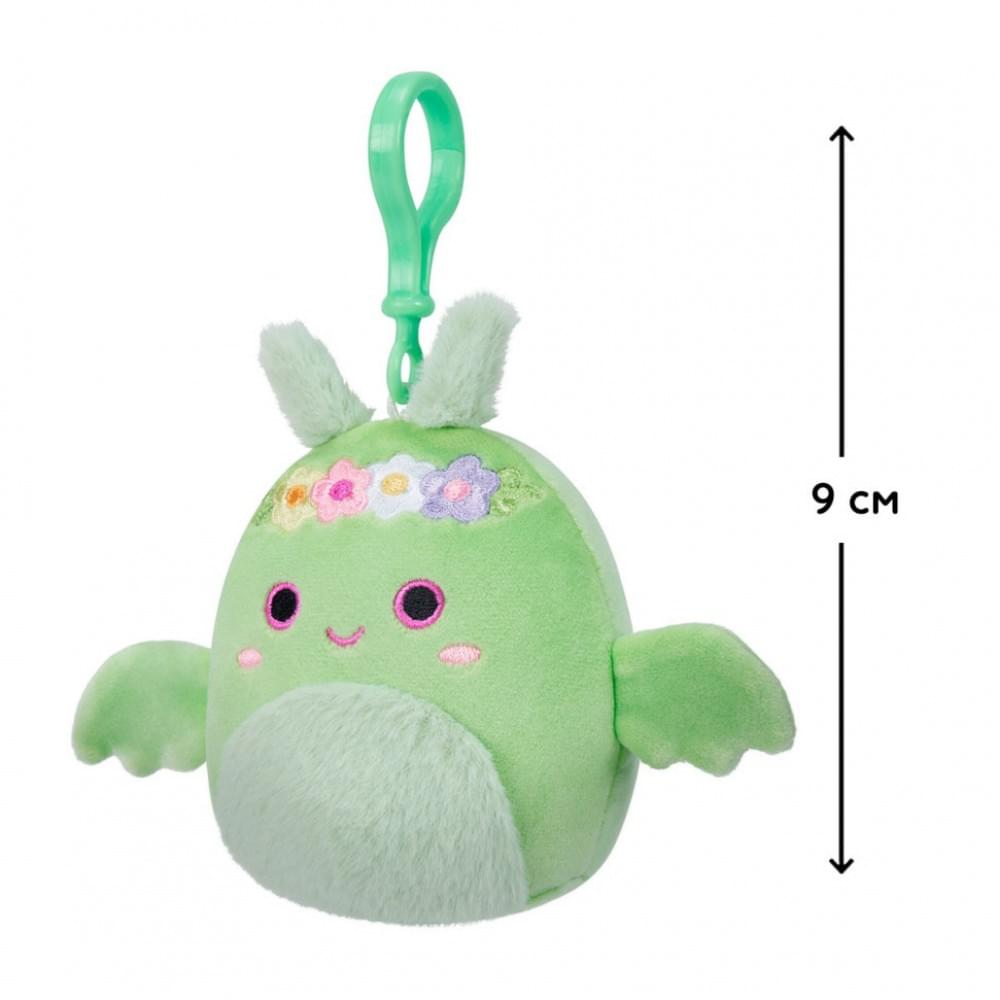 М'яка іграшка на кліпсі "Дракон Тов" Squishmallows SQCP00217, 9 см