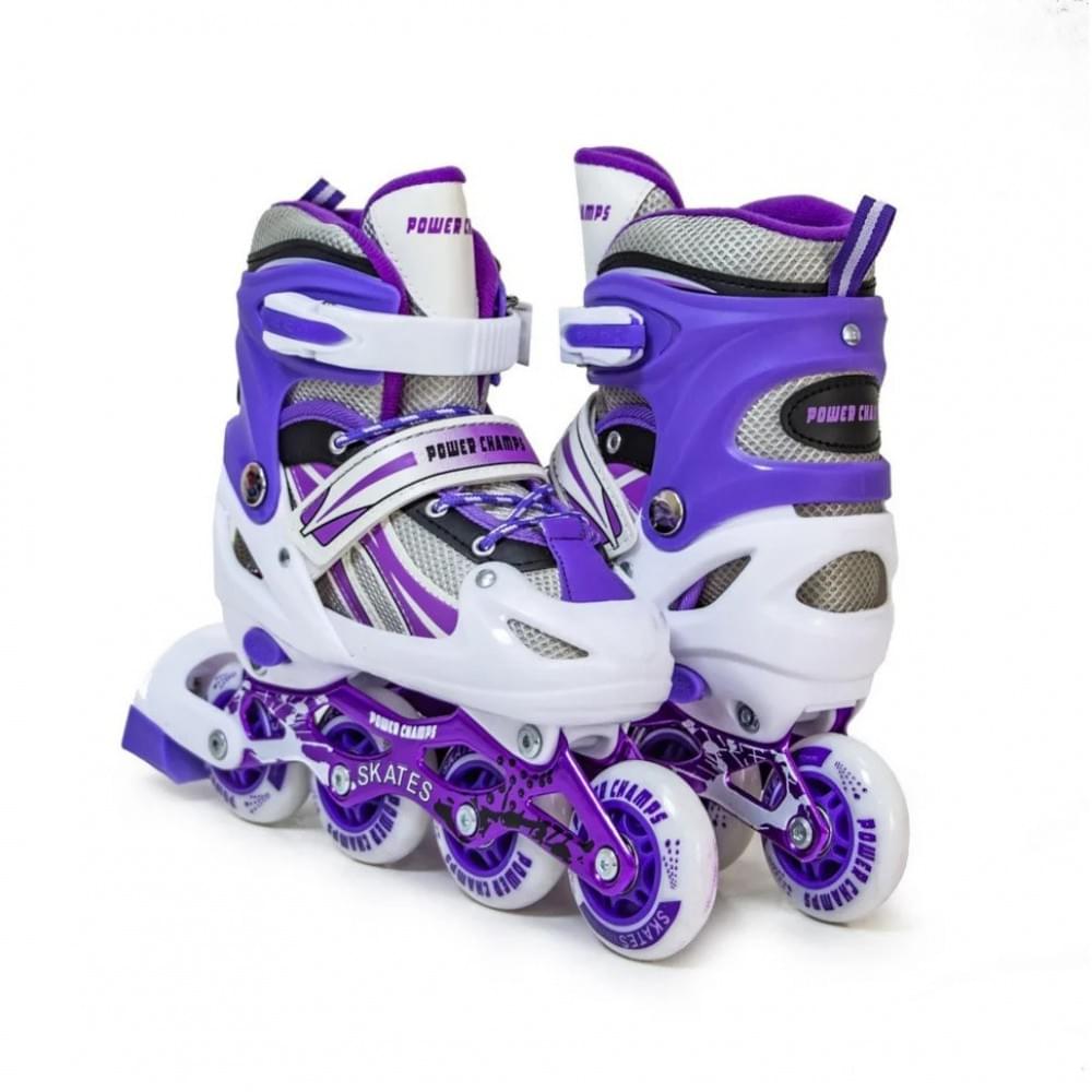 Дитячі розсувні ролики Power Champs Bambi 2026252347-S розмір 29-33 Дитячі розсувні ролики Power Champs Bambi 2026252347-S розмір 29-33