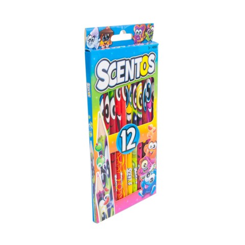 Дитячий набір ароматних олівців "Фантазія" Scentos 40515, 12 кольорів