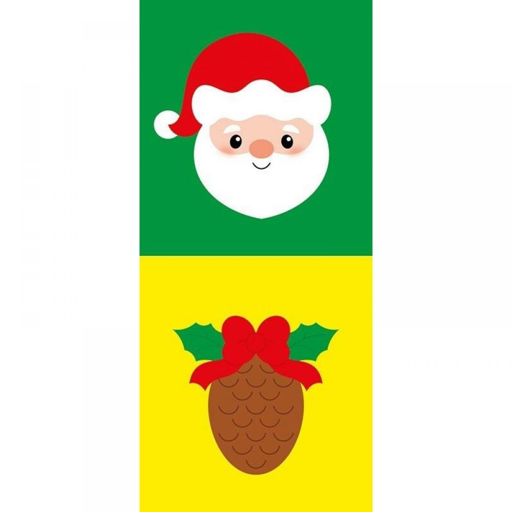 Мозаїка з наліпок для малюків "Санта" 166068, 8 сторінок Мозаїка з наліпок для малюків "Санта" 166068, 8 сторінок