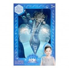 Набір аксесуарів для дівчат QS00025D1(Blue) блакитний, туфлі в комплекті