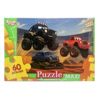 Дитячі пазли-максі "Перегони на джипах" Mx60-12-08, 60 елементів