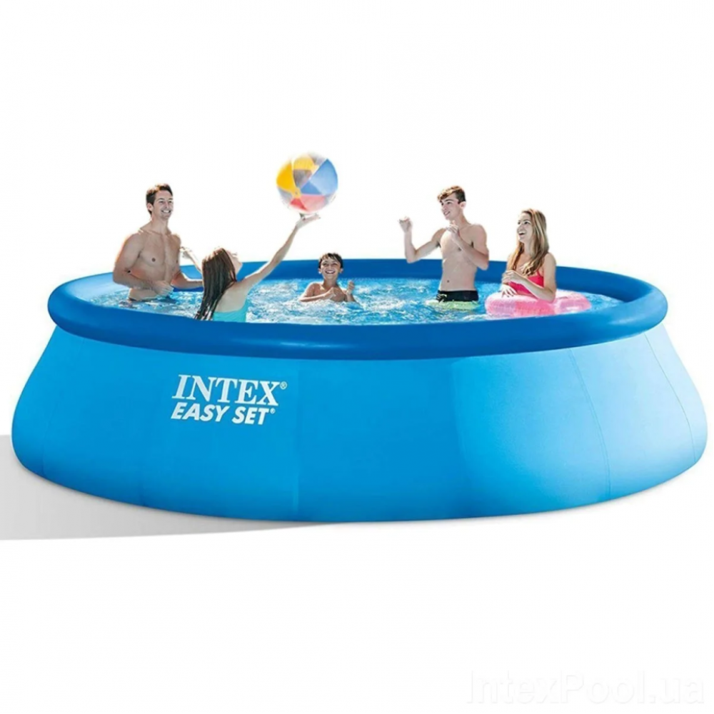 Басейн сімейний "Easy Set" INTEX 28158 сімейний, 457Х84 см, з картриджних фільтром (220-240V)
