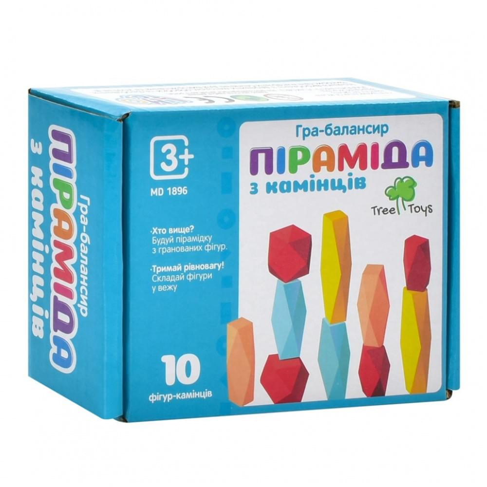 Дитяча дерев'яна гра-балансир MD 1896, 10 фігурок