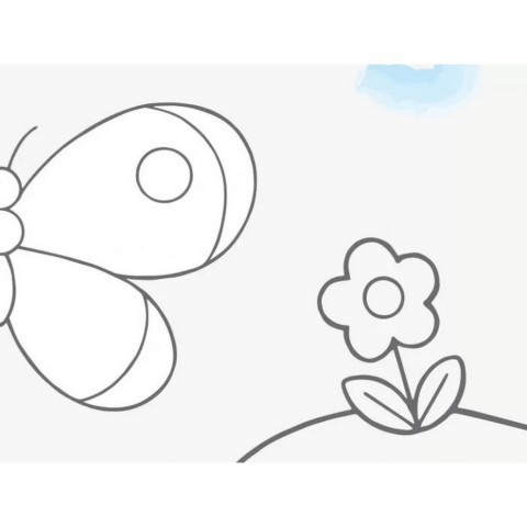 Дитяча книга "Розмальовка для самих маленьких: Дзеркальні розмальовки №1" АРТ 19204 укр