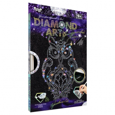 Комплект креативної творчості "DIAMOND ART" DAR-01, 10 видів Королівська Сова