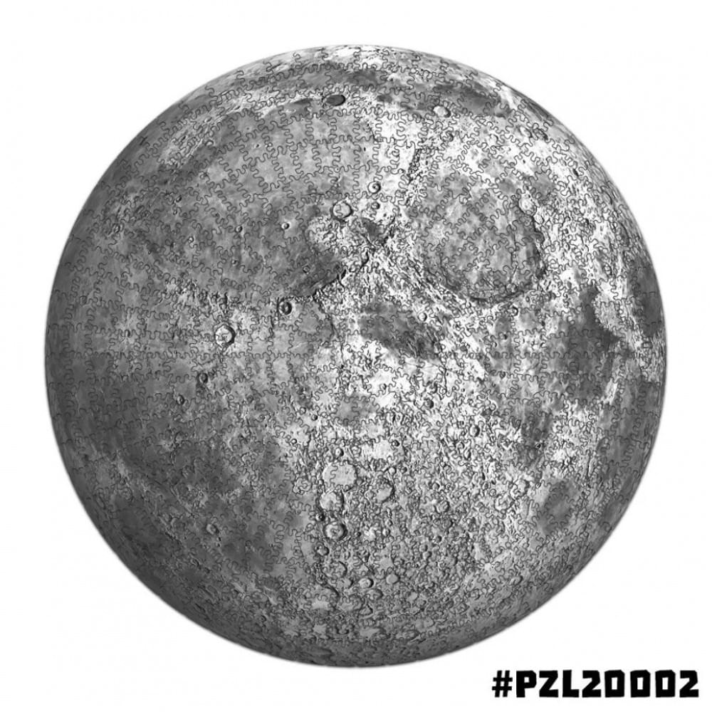 Дерев'яний пазл "Місяць" Wortex Woods PZL20004, 30х30 см