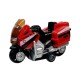 Мотоцикл дитячий "Police" AP7442 масштаб 1:64 з безпечних матеріалів Червоний