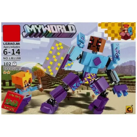 Дитячий конструктор "Minecraft" LB1188-C 102 деталі