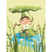 Картина за номерами "Фея озерця" ©Yana Kozak KBS0125 Brushme 30х40 см