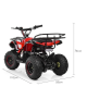 Дитячий електромобіль Квадроцикл Bambi HB-EATV800N-3 V3 до 65 кг