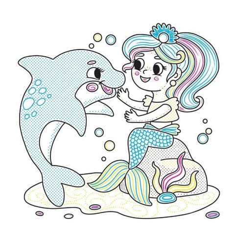 Дитяча книжка-розмальовка "У казці" 1806011, 12 сторінок