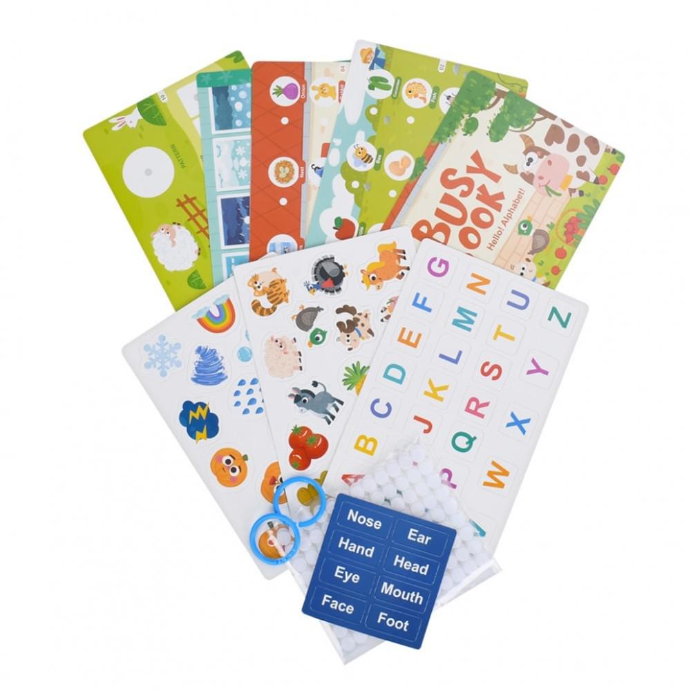 М'яка розвиваюча іграшка-книжечка "Busybook" 557-581-583-2