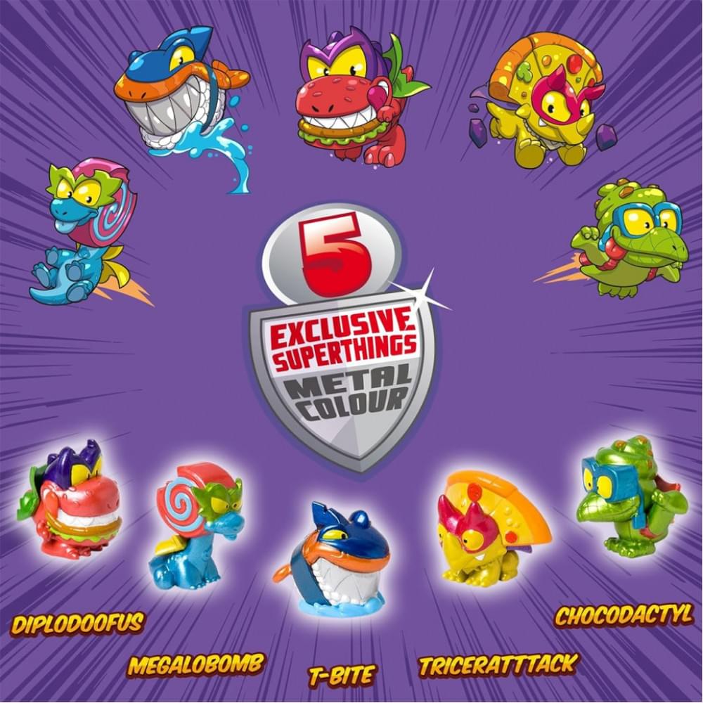 Ігровий набір фігурок "Діно Руйнівники" SuperThings PSTSD48TIN60, 5 ексклюзивних фігурок