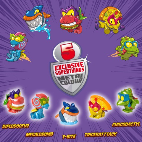 Ігровий набір фігурок "Діно Руйнівники" SuperThings PSTSD48TIN60, 5 ексклюзивних фігурок