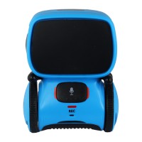 Дитяча іграшка "Інтерактивний робот" AT001-05-UKR синій, з голосовим керуванням