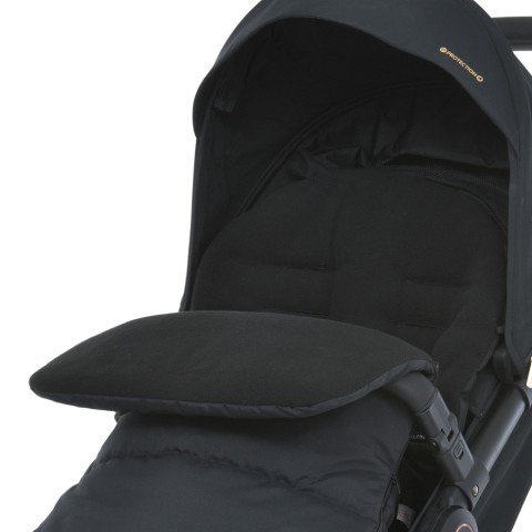 Конверт у коляску ME 1130 Footmuff Basic Black 96 х 43 см, застібки-блискавки