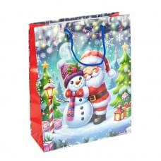 Пакет подарунковий "Новий Рік" 2576-2-3 розмір 26х32х10 см