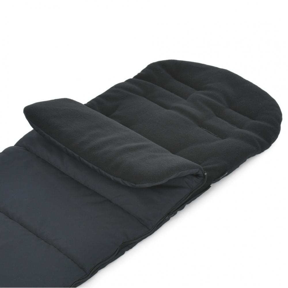 Конверт у коляску ME 1130 Footmuff Basic Black 96 х 43 см, застібки-блискавки