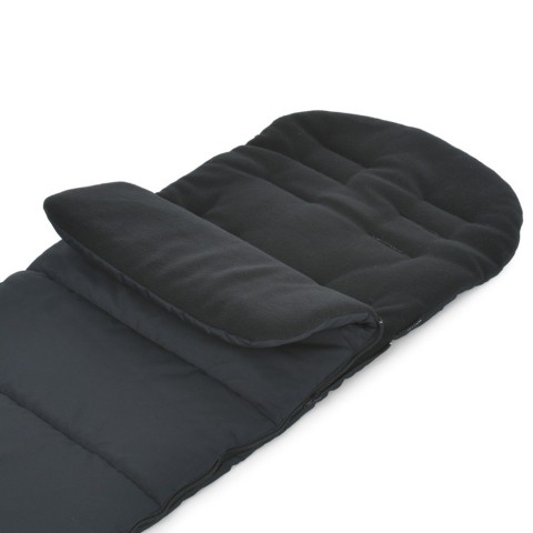 Конверт у коляску ME 1130 Footmuff Basic Black 96 х 43 см, застібки-блискавки